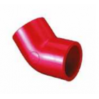 Fireclass JC002-25FC 45 Degree Bend Elbow - 25mm - Red – Pack of 5